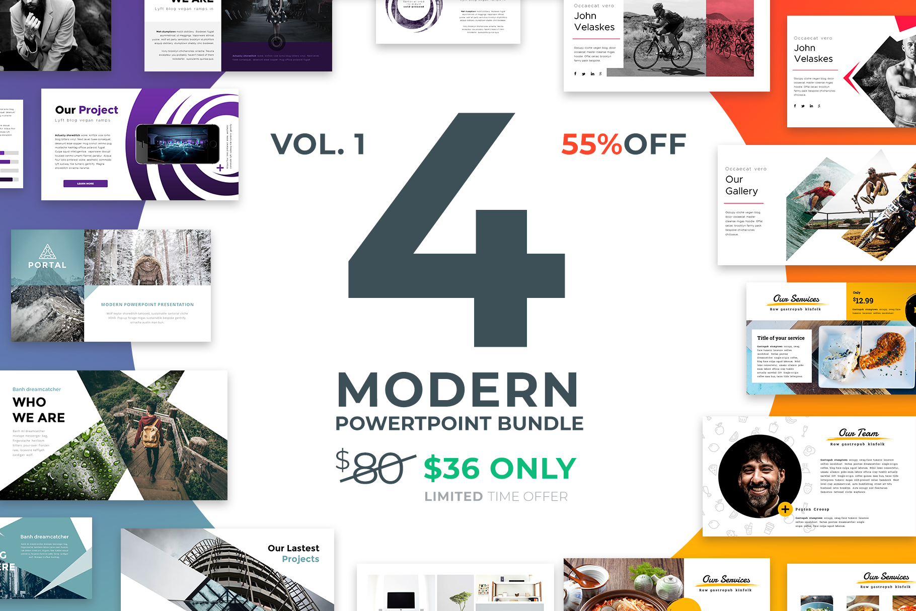 Bundle Powerpoint Template & Slides V1 | Creative Market