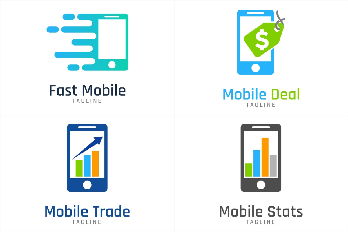 10 Mobile Logo Bundle #2, a Branding & Logo Template by PutraCetol Studio