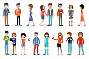 Set of modern people., a Person Illustration by Gurza SHOP (Thumbnail 2 of 6)