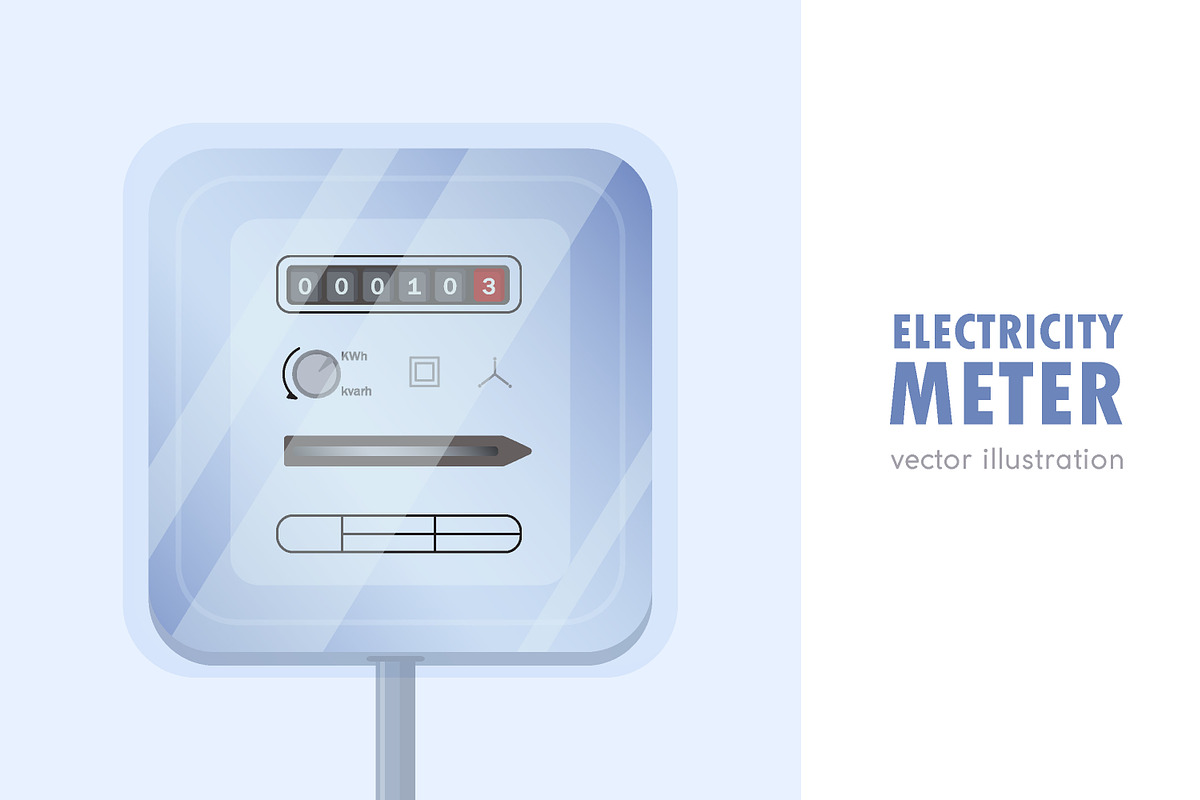 Electricity meter, a Technology Illustration by Good Studio (Photo 1 of 3)