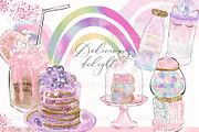 Sweet cafe Watercolour illustrations, an Illustration by Libby Wishes (Thumbnail 7 of 13)