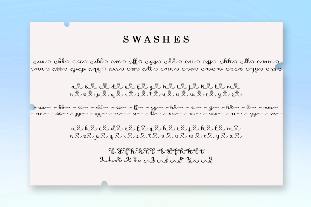 Love Julia Script, a Script Font by Bosstype Studio (Photo 7 of 8)