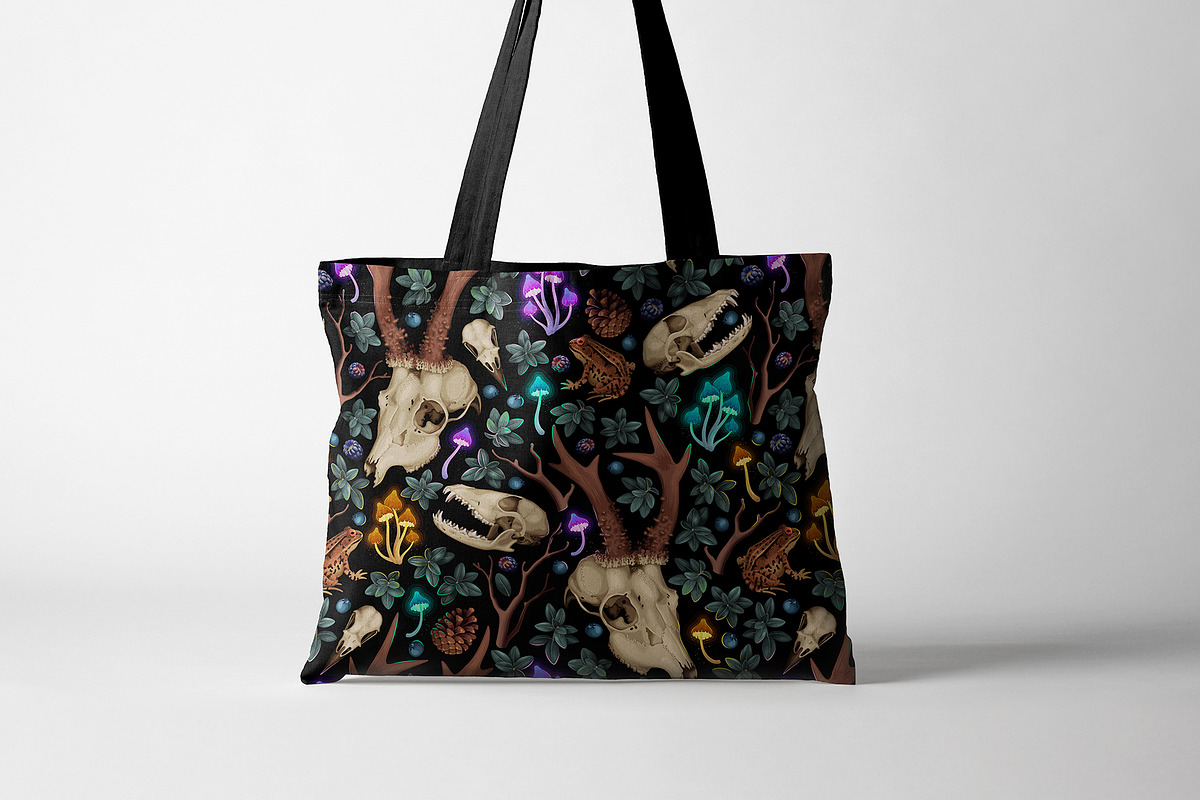 Spellbound Forest Pattern, a Pattern Graphic by GreyLilac (Photo 8 of 8)