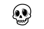 Skull & Crossbones Silhouette Vector, an Illustration by jahid234 (Thumbnail 33 of 51)