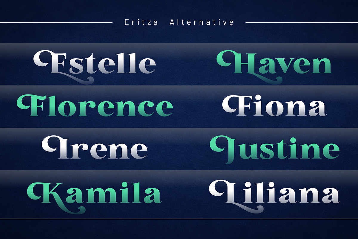 Eritza, a Font by Matra Creative (Photo 9 of 14)