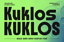 Kuklos – Bold Display Font