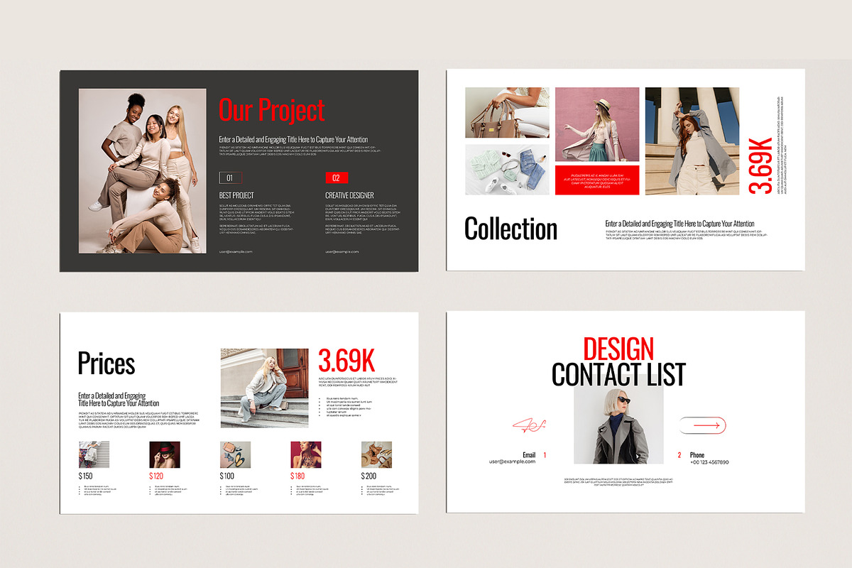 Design Layout Portfolio Presentation preview 5