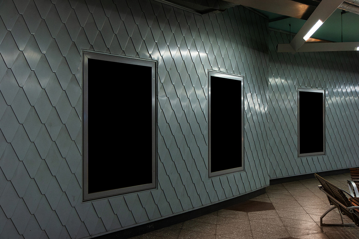 Citylight underground station, an Advertising Mockup by pott.mockups (Photo 2 of 2)