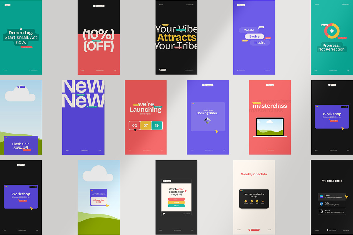 Versa Bold Social Pack - Canva preview 4