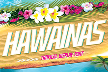 Hawainas – Cartoon Font