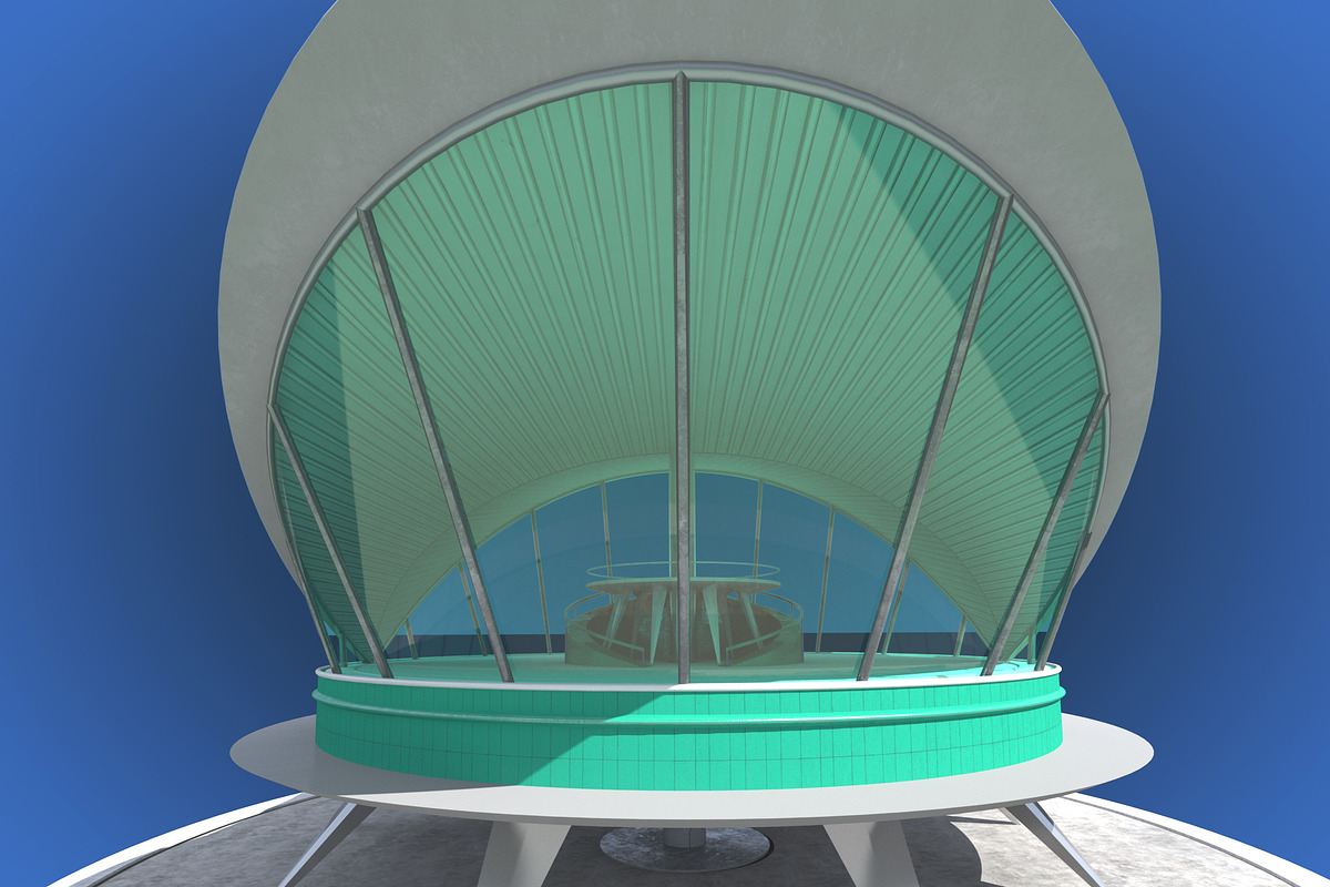 Futuristic Architecture Skyscraper #, an Architecture 3D Model by Daniel Mikulik (Photo 7 of 14)