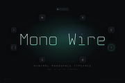 Mono Wire - Minimal Monospace Type, a Sans Serif Font by HipFonts (Thumbnail 4 of 26)