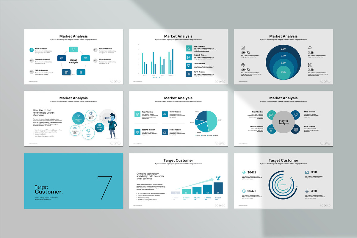 Business Plan PowerPoint Template, a Presentation Template by creathrivestudio (Photo 13 of 30)
