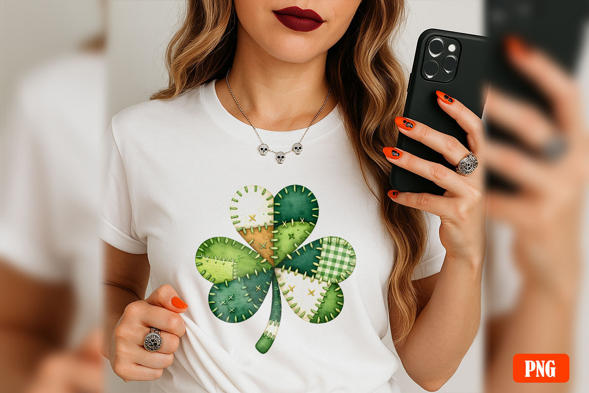 St. Patrick’s Day Patch Work PNG, an Illustration by GlitterCraft (Photo 6 of 101)