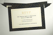 Art Deco Wedding Suite, an Invitation Template by The Good Store (Thumbnail 3 of 7)