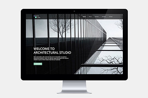 Architecture One Page Web Template