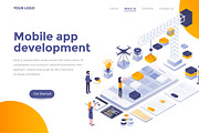 Landing Page templates, a Templates & Theme by Creative Graphics (Thumbnail 5 of 12)