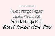 Sweet Mango, a Sans Serif Font by Letterafa Studio (Thumbnail 3 of 7)