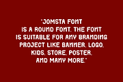 Jomsta - Rounded Font, a Sans Serif Font by QR Design Studio (Thumbnail 5 of 7)