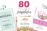 BIG BUNDLE for Templett & Corjl, a Script Font by Blessed Print (Thumbnail 7 of 58)