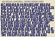 Sports Heroes Font, a Sans Serif Font by 177Studio (Thumbnail 7 of 8)