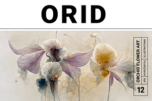 Orid Co. Orchid Flower art
