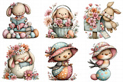 Whimsical Easter Animals Clipart, an Illustration by Daily.Designs (Thumbnail 6 of 8)