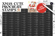 Xmas Cute Procreate Stamps, a Shape Add-On by Spasibenko Art (Thumbnail 4 of 4)