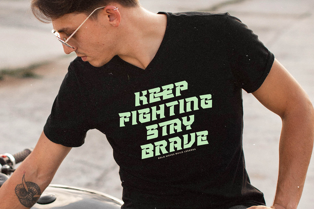 Strike Vortex Futuristic Racing, a Sans Serif Font by timelesstype.co (Photo 8 of 15)