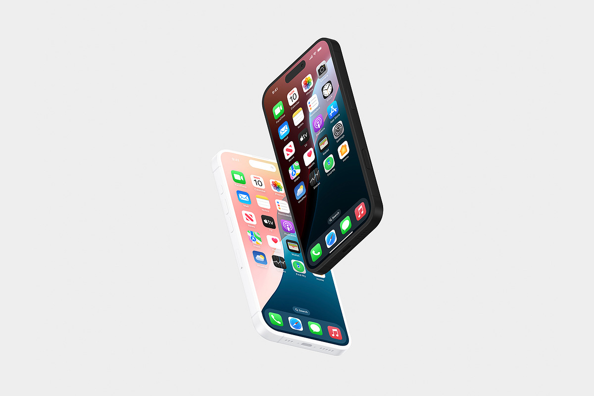 iPhone 16 Pro Clay - 24 Mockups, an iPhone Mockup by Asylab (Photo 32 of 58)