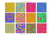 Neon Animals print collection, a Pattern Graphic by Salted Galaxy (Thumbnail 2 of 9)