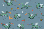 Fantasy Kingdom Dragons Bundle, a Pattern Graphic by GooseFrol (Thumbnail 6 of 22)