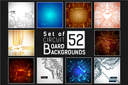 Set of 52 Circuit boards backgrounds, a Background Graphic by frost_newt (Thumbnail 2 of 5)