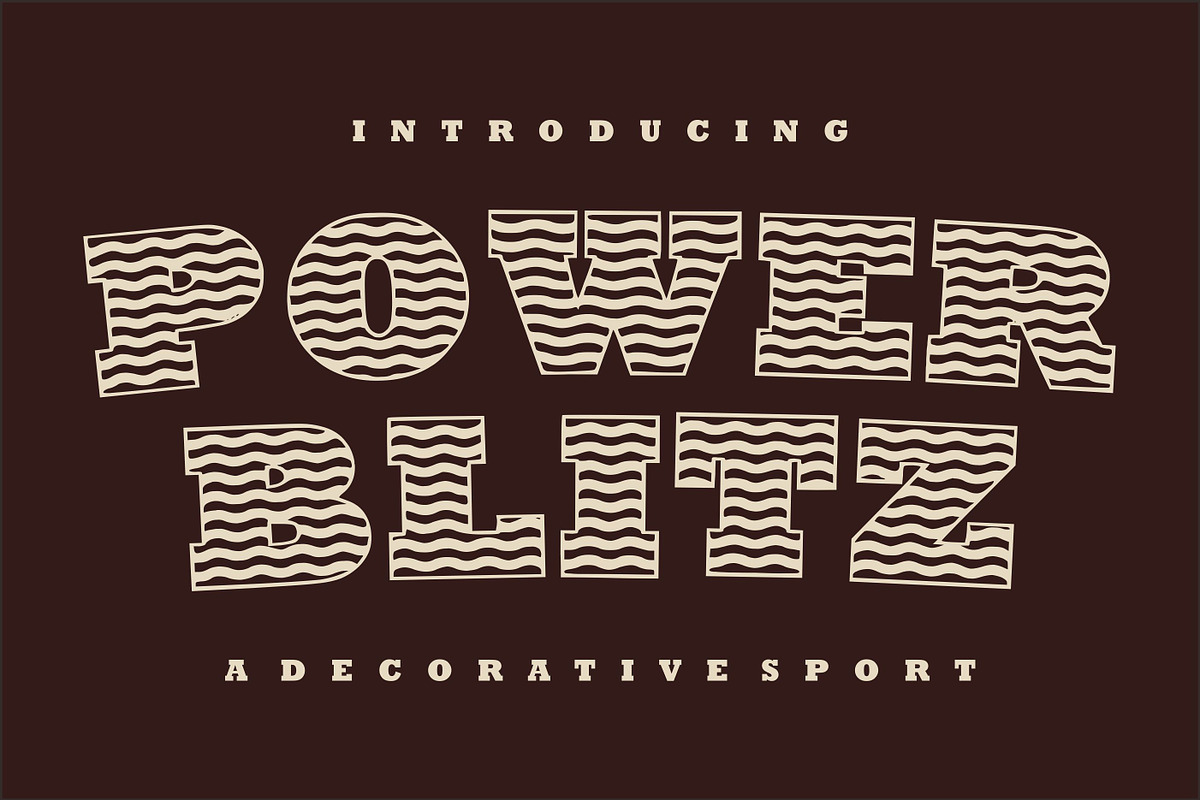 Power Blitz, a Slab Serif Font by Limited.studio (Photo 1 of 5)