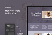 Rootline Wireframe UI Kit, a Wireframe Template by Creatoly (Thumbnail 9 of 13)