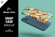 Phone 12 Pro Snap II Case Mock-up, an iPhone Mockup by Colatudo Store (Thumbnail 1 of 8)