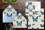 Blue Butterfly Sonata Scrapbooks, a Background Graphic by V Design Creator (Thumbnail 4 of 12)