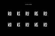 Graviked - Ligatures Font, a Sans Serif Font by Iqsiart Studio (Thumbnail 7 of 8)