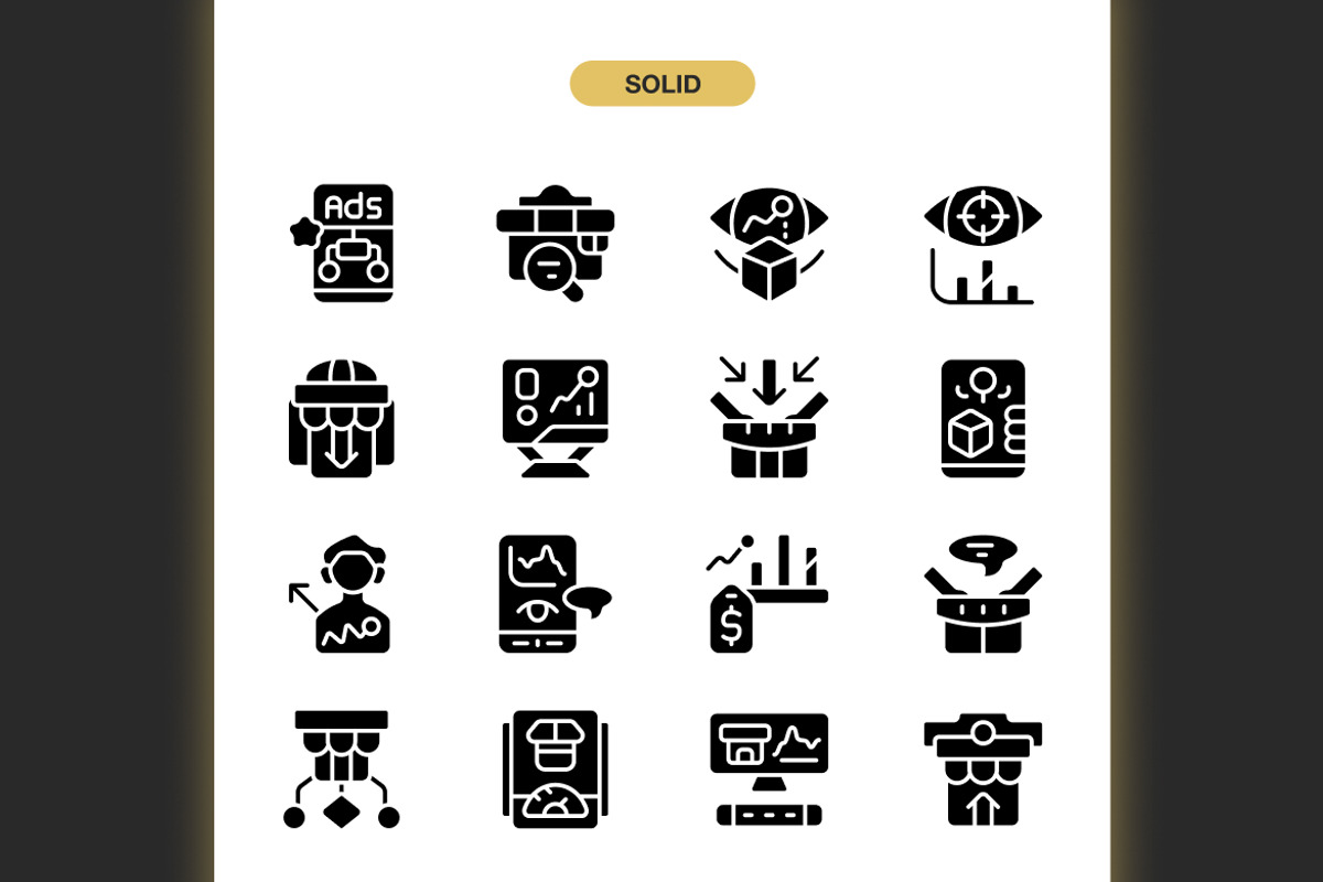 Traffic Market Icons, an Icon by Spacepixel Creative (Photo 3 of 3)