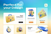 Holiday Travel 3D Icons, an Object 3D Model by Burntilldead (Thumbnail 5 of 7)