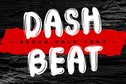 Dashbeat Brush Bold Font, a Font by PutraCetol Studio (Thumbnail 1 of 5)