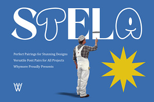 Stela Serif Grafity Font Duo, a Serif Font by WhymoreArt