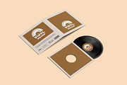Vinyl Mockup Set, a Packaging Mockup by Se٧enStudio (Thumbnail 5 of 8)