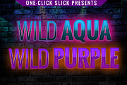 Glossy Rave Styles for Photoshop, a Layer Style Add-On by One-Click Slick (Thumbnail 5 of 5)