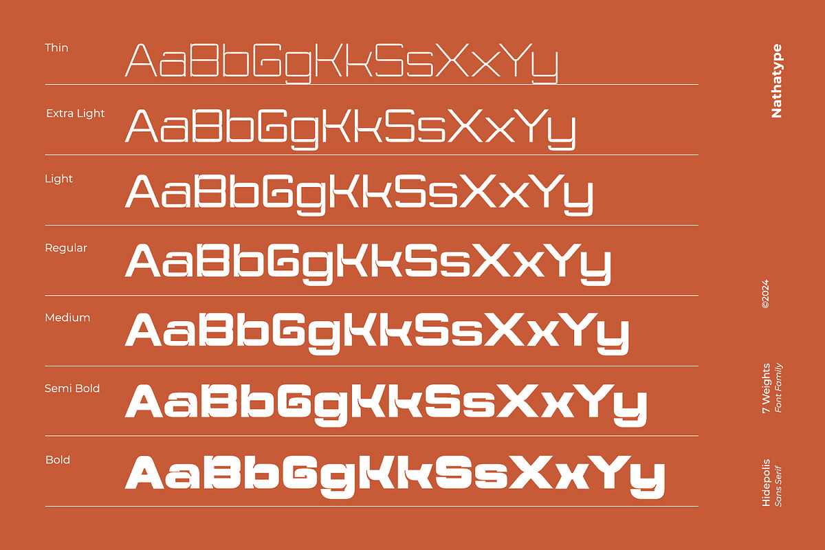 Hidepolis, a Sans Serif Font by Nathatype (Photo 7 of 10)