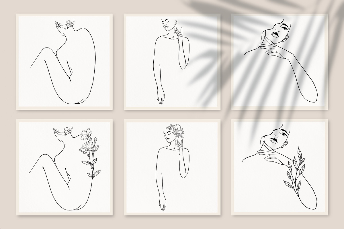 Women & flowers, a Decorative Illustration by heyXeni (Photo 6 of 9)