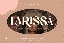 Larissa - Ligature Typeface