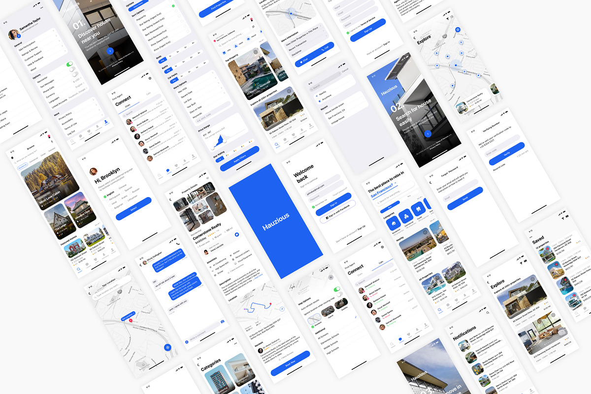 Real Estate & Property App, an UI Kit Template by flr.24 (Photo 2 of 2)