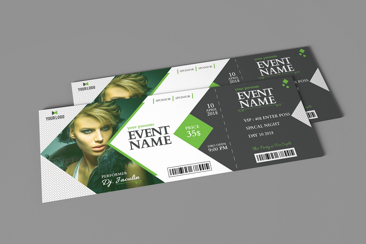 Event Ticket, an Invitation Template by Rongbaaz (Photo 5 of 5)