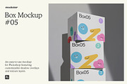 Packaging Box 05 Mockup, a Packaging Mockup by mockstar (Thumbnail 1 of 12)